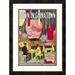 Global Gallery 'Down in Chinatown' by Duli Framed Vintage Advertisement Paper in Brown/Red/Yellow | 24 H x 18 W x 1.5 D in | Wayfair