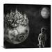 Global Gallery 'Let Your Dreams Be Bigger Than Your Fears' by Yvette Depaepe Graphic Art on Wrapped Canvas in Black/Gray | Wayfair