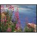 Global Gallery Fireweed Against Flowing Stream, North America by Tim Fitzharris Framed Photographic Print on Canvas | Wayfair GCF-396236-1824-175