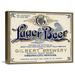 Global Gallery 'Gilbert Brewery Lager Beer' Vintage Advertisement on Wrapped Canvas Canvas | 17.6 H x 22 W x 1.5 D in | Wayfair GCS-375094-22-144