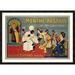 Global Gallery 'La Menthe-Pastille' by Eugene Oge Framed Vintage Advertisement Paper in Green/Red/Yellow | 30.12 H x 42 W x 1.5 D in | Wayfair