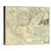 Global Gallery Composite: North America, 1776 by Thomas Jefferys Graphic Art on Wrapped Canvas Canvas | 19 H x 22 W x 1.5 D in | Wayfair