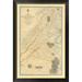 Global Gallery Civil War Map of the Region between Gettysburg, PA & Appomattox Court House, VA, 1869 Framed Graphic Art on Canvas | Wayfair