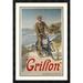 Global Gallery 'Griffon' by Hugo d'Alesi Framed Vintage Advertisement Paper in White | 36 H x 24.72 W x 1.5 D in | Wayfair DPF-264772-30-119