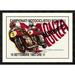Global Gallery 'World Motorcycle Championship - 1963' Framed Vintage Advertisement Paper in White | 26 H x 36 W x 1.5 D in | Wayfair