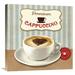 Global Gallery 'Premium Cappuccino' by Skip Teller Vintage Advertisement on Wrapped Canvas in Blue/Brown | 24 H x 24 W x 1.5 D in | Wayfair