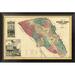 Global Gallery Map of Sonoma County California, 1877 by Thos. H. Thompson Framed Graphic Art on Canvas Metal | 27 H x 40 W x 1.5 D in | Wayfair