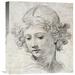 Global Gallery 'The Head of an Angel' by Pietro Berrettini Graphic Art on Wrapped Canvas Canvas | 22 H x 19.7 W x 1.5 D in | Wayfair