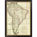 Global Gallery Mapa Geografico de America Meridional, 1799 by Juan de la Cruz Cano y Olmedilla Framed Graphic Art on Canvas | Wayfair