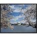 Global Gallery 'Jefferson Memorial w/ Cherry Blossoms, Washington, D.C.' by Carol Highsmith Framed Photographic Print on Canvas in Blue | Wayfair