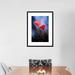 Global Gallery 'Desire' by Fabien Bravin Framed Photographic Print Glass/Paper in Black/Orange | 28 H x 20.7 W x 1.5 D in | Wayfair