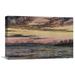 Global Gallery 'Sunset Over the Ice' by Frederic E. Church Painting Print on Wrapped Canvas in Brown/Orange | 14.45 H x 22 W x 1.5 D in | Wayfair