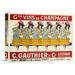Global Gallery 'Gds Vins De Champagne, C. Gauthier & Cie' by Casimir Brau Vintage Advertisement on Wrapped Canvas in Blue/Red/Yellow | Wayfair