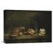 Global Gallery 'The Jar of Olives' by Jean-Baptiste-Simeon Chardin Painting Print on Wrapped Canvas in Brown/Red | 15.73 H x 22 W x 1.5 D in | Wayfair