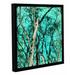 Wrought Studio™ 'Midori 3' by Sia Aryai Framed Graphic Art Canvas in Blue/Gray/Green | 10 H x 10 W x 2 D in | Wayfair VKGL7304 34747653