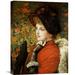 Global Gallery 'Type of Beauty' by James Jacques Tissot Painting Print on Wrapped Canvas in Black/Green/Red | 30 H x 22.87 W x 1.5 D in | Wayfair