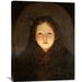 Global Gallery 'A Girl, Head & Shoulders' by Petrus Van Schendel Painting Print on Wrapped Canvas in Brown | 22 H x 17.13 W x 1.5 D in | Wayfair