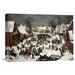 Global Gallery 'The Massacre of the Innocents' by Pieter Bruegel the Elder Painting Print on Wrapped Canvas in Black/Brown | Wayfair