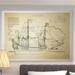 Wexford Home 'Vintage Sailing Ship Sketch II' Graphic Art Print on Wrapped Canvas Canvas, Solid Wood in Black | 16 H x 20 W x 1.5 D in | Wayfair