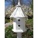 Gracie Oaks Jaxsone 26 in x 15 in x 15 in Birdhouse Wood/Metal in Brown | 26 H x 15 W x 15 D in | Wayfair 0FB3FA46A8F641EC8CAC1825592CB717