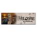 House & Homebody Co. Welcome Lab Trio Graphic Art Plaque Wood in Black/Brown/Orange | 4 H x 12 W x 0.5 D in | Wayfair W-LABT-124