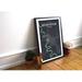 Williston Forge 'Baton Rouge City Map' Graphic Art Print Poster in Paper in Black | 17 H x 11 W x 0.05 D in | Wayfair WLFR5170 43629084