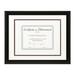 Winston Porter Lampkins 8.5" x 11" Matte Document Picture Frame in White | 12.5 H x 15.5 W x 0.75 D in | Wayfair WNPR8179 42673033