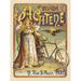 McGaw Graphics 'Acatène Velleda' Vintage Advertisement Print, Poster Paper in Brown/Yellow | 26 H x 20 W x 0.125 D in | Wayfair B4307-4P