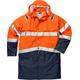 Fristads Kansas Workwear 114040 Hi Viz Rain Jackets Hi-Vis Orange/Navy S