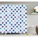 Isabelle & Max™ Acel Vintage Polka Dots Single Shower Curtain Polyester | 84 H x 69 W in | Wayfair 5DBFA926EC5544B69360BA75E9ED968D