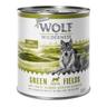 Wolf of Wilderness Senior 12 x 800 g umido per cane - Green Fields - Agnello