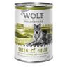 Wolf of Wilderness Senior 12 x 400 g umido per cane - Green Fields - Agnello