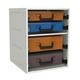 Rolacase RCSK5C 4 Drawer Parts Cabinet Kit Orange