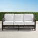 Hampton Sofa in Black Walnut Finish - Rain Aruba, Standard - Frontgate