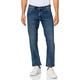 camel active Herren Jeans relaxed fit Woodstock, Mittel Blau 81, 32W / 34L