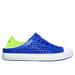 Skechers Boy's Foamies: Guzman Steps - Aqua Surge Sandals | Size 11.0 | Blue/Lime | Synthetic/Textile | Machine Washable