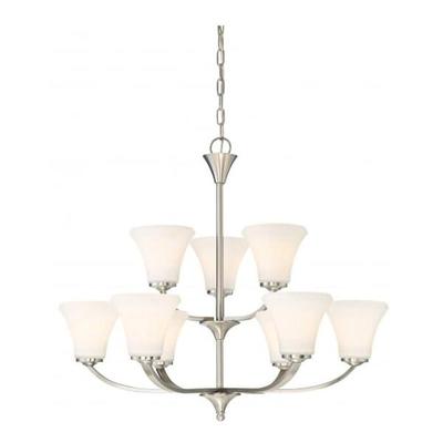Nuvo Lighting 46209 - 9 Light Brushed Nickel Frost...
