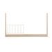 Second Story Home Wooster Toddler Bed Rail in White/Brown | 31 H x 54.5 W x 1.25 D in | Wayfair 268-172-1623