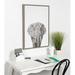 Ivy Bronx Elephant Animal Print Black & White Portrait by Simon Te Tai - Photograph Print on Canvas in Black/Gray/Green | Wayfair