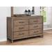 Gracie Oaks Martelli 6 Drawer Double dresser Wood in Brown | 40.5 H x 64 W x 19 D in | Wayfair C38C4DCF742B4A42A2A29A38A859B293