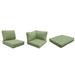 TK Classics Miami 16 Piece Outdoor Cushion Set Acrylic in Green/Brown | 6 H in | Wayfair CUSHIONS-MIAMI-09B-CILANTRO