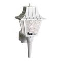 Nuvo Lighting 77853 - 1 Light 18" White Textured Acrylic Panels Outdoor Wall Lantern Light Fixture (1 Light - 18" - Wall Lantern - Mansard Lantern w/Textured Acrylic Panels)