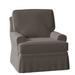 Armchair - Braxton Culler Belmont 32" Wide Armchair Polyester/Cotton/Fabric/Other Performance Fabrics in Brown | 35 H x 32 W x 35 D in | Wayfair