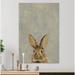 Harriet Bee 'What Up Rabbit' Canvas Art Canvas, Solid Wood in Black | 45 H x 30 W in | Wayfair E857896A041849E69D7D39F6006065EE