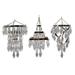 Rosdorf Park 3 Piece Chandelier Holiday Shaped Ornament Set Plastic | 4.5 H x 3 W x 3 D in | Wayfair A389E294A1384C1F81B89DE7B19A5A78