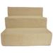 Tucker Murphy Pet™ Hostetler High Density Foam 3 Steps Pet Stairs Fabric in Brown | 12 H x 15 W x 16 D in | Wayfair