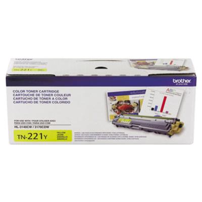Brother TN221Y Yellow Laser Printer Toner Cartridge