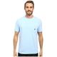 Nautica Herren Solid Crew Neck Short Sleeve Pocket T-Shirt Unterhemd, Noon Blue (Mondblau), Groß