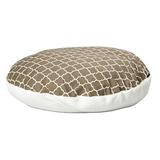 MidWest Homes for Pets Over-Stuffed Dog Bed feat Polytetrafluoroethylene with/Fleece Pattern /Fleece in Brown | 5 H x 28 W x 29 D in | Wayfair