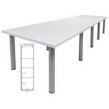 14' x 4' Post Leg Conference Table